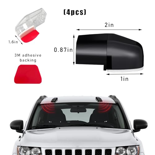2 Piezas Silbatos para Ciervos para Vehículos miniatura 2