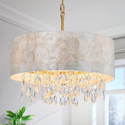 LumFurn Capiz Shell Chandelier Cover