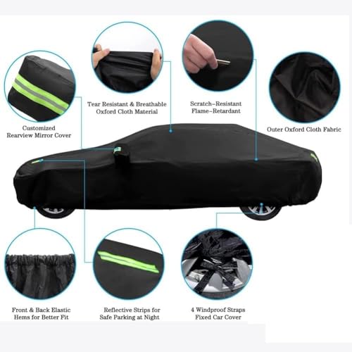 Bâche Mini Cooper 3 portes imperméable bâche extérieure anti-UV bleu