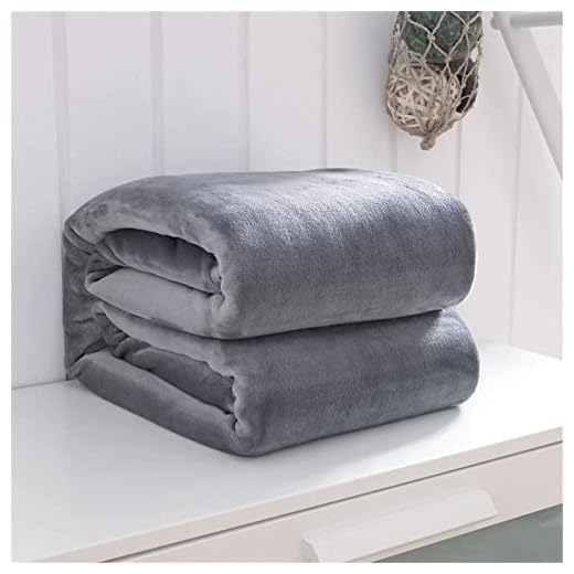 ENEN Plaid Polaire Couverture Chaude, Microfibre Couvre Lit 2 Personnes, Jete de Canape Grande Taille, Plaid Canapé Flanelle Doux et Chaude (70x100cm,Gris foncé)