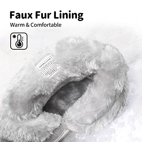 Dream Pairs Boys Girls Winter Snow Boots Waterproof For Toddler/Little Kids Gray/White/Red Size 13 Little Kid Sdsb2222K #TOP6