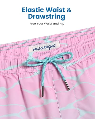Image of maamgic 2 in 1 Mens Swim Trunks 7 Inch Swim Shorts Swim Suits Board Shorts