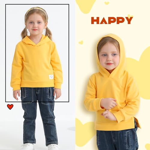 Happy Town Toddler Baby Boy Girl Sweatshirt Hoodie Pullover Fall Outfits Solid Crewneck Long Sleeve Blouse Top Shirt Clothes3