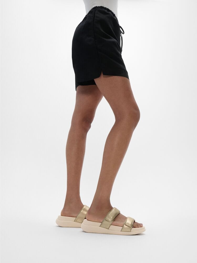 Fitflop F-mode Go Adjustable Flatform 2-bar Slides Sandale caleFemme