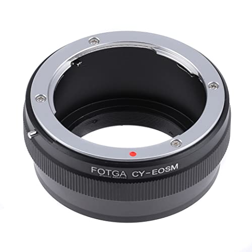 Fotga Lens Mount Adapter For Contax Yashica Cy Mount Lens To For Canon Eos Ef-M Mount M M2 M3 M5 M6 Ii M10 M50 M100 M200 Mirrorless Camera #TOP1