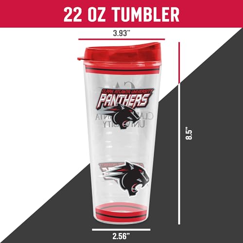 Image of Rico Industries NCAA College Double Wall Mayhem 16oz Or 20oz Tritan Tumbler W Lid