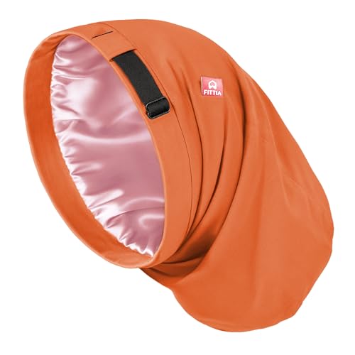 Large Satin Bonnet for Men Sleeping, Dreadlocks Loc Cap for Curly Wave Long
