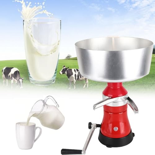 Máquina eléctrica separadora de leche y crema, salida de 80 l/h, 11000 rpm para leche de vaca, mantequilla fresca y crema