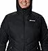 Columbia Women's Heavenly Long Hooded Jacket, Black, Large