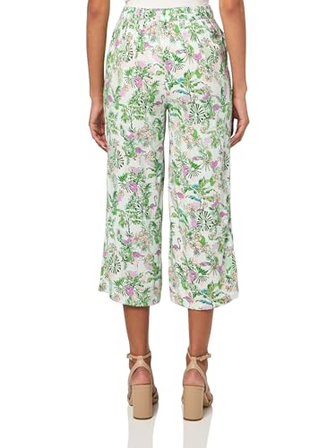 Stella Parker Women's Wide Leg Capri Lightweight Cropped Pants for Casual, Travel & Resort Wear2