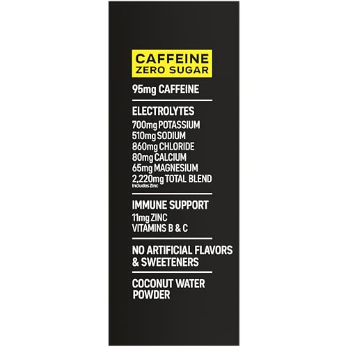 Image of BODYARMOR Caffeinated Flash IV Electrolyte Packets, Blue Raspberry & Dragonfruit Berry Variety Pack, Zero Sugar Energy Drink Mix, Single Serve Packs, Hydration for Pre Workout (15 Count)