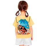 Mochilinha Bag Infantil Personalizado com Nome e Idade Moana M-02 (Mochilinha 20x30, Unidades, 10)