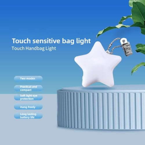 Purse Light Handbag Light, Purse Light with Automatic Sensor, Five-Pointed Star Shaped Purse Glow Light, Purse Lamp Handbags Purse Accessories Gifts for Women, Girls, Friends3