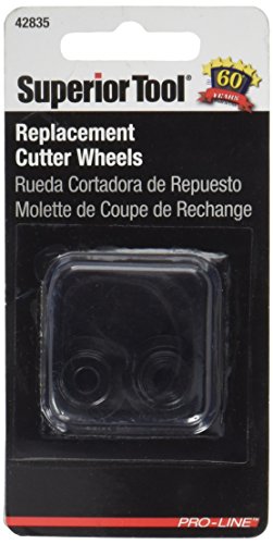 Superior Tool 42835 Superior Wheel, For Use With 1-1/8 In Cap Economy Screw Feed Tube Cutter, 1-1/8" #TOP11
