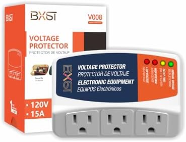BXST Surge Protector 3 Outlet Power Voltage Protector for Home Pr...