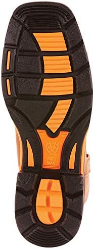 Ariat Mens WorkHog Wide Square Toe Work Boot Dark Earth/Brick 11.5 Wide | Image 3