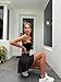 OQQ Women Mini Skirts 2 in 1 Flowy Basic Versatile Stretchy Casual Flared A-line Skirt with Pockets Black