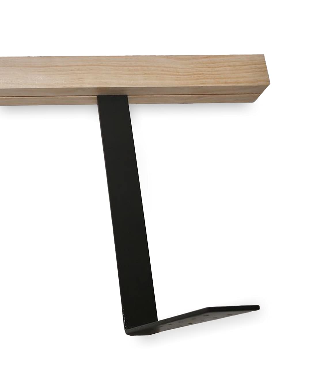 Respaldo de Madera para Sofá Palet - Medidas 100x6x6cm - con Dos Sujeciones Metálicas Galvanizadas Regulables para su Mayor Comodidad
