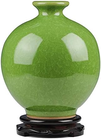 Colorful Ceramic Chinese vase with Base Antique Traditional Porce...