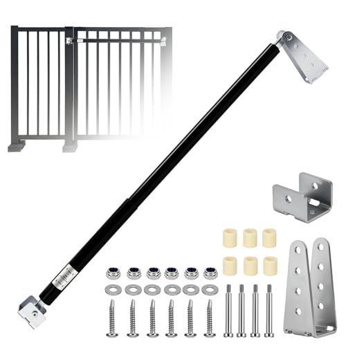 Upgraded TB200B Hydraulic Door Closer Set Heavy-Duty Outdoor Type Suitable for Weight 50 to 140 Pounds Width 40 to 64 Inches Suitable for Farms Ranches Fences Warehouses Stadiums Courtyards