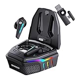 BINDEN - Audifonos Gamer Dark Dominator, Cancelación de Ruido ANC+BNC, 4 Micrófonos, Sonido...