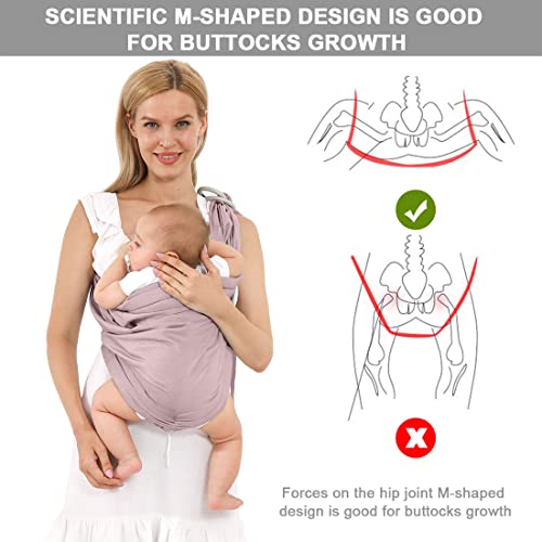 Shsyue Baby Carrier-Baby Wraps Carrier-Baby Sling,Soft Adjustable Ring Slings For Newborns Infants thumb #1
