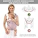 Baby Carrier-Baby Wraps Carrier-Baby Sling,Soft Adjustable Ring Slings for Newborns Infants, Breathable Multi-Functional Sling for Mom&Dad Support Babies Under 36lbs-Pink