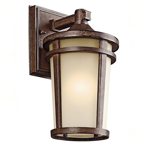 Kichler Atwood 11" Outdoor Wall Light with Light Umber Mist