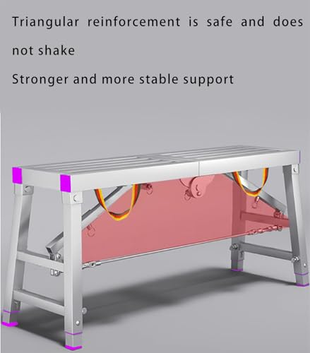 Échafaudage polyvalent et plate-forme de travail avec marches pliantes - 7