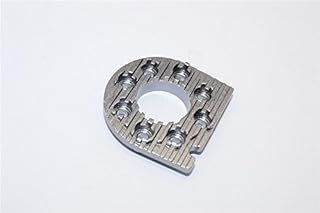 GPM for Tamiya TT-01 Upgrade Parts Aluminum Motor Mount Plate with Heat Sink - 1Pc Gray Silver