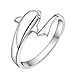 Produktbild bigboba Creative Dolphin Form Ring Retro verstellbarer Öffnung Ring Jewelry Accessories Remasuri für Frauen Mädchen