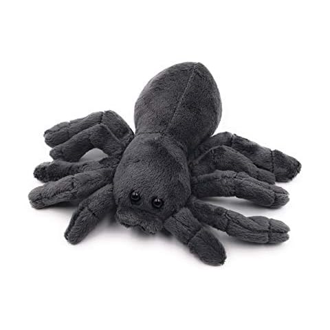 Onwomania Soft toy cuddly toy animal spider tarantula black 20 cm Cover