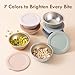 Moonkie Baby Bowls with Suction, Stainless Steel & Silicone Toddler Bowls with Lids, Seamless One-Piece Design Silicone Bowls for Babies 4 Months+, 13oz, BPA-Free, Lead-Free, Dishwasher Safe, 4 Pack
