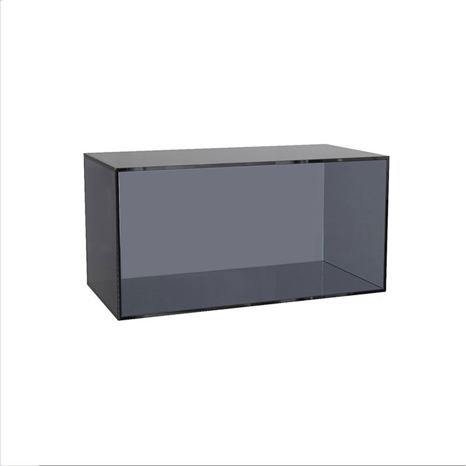 Xumh2024-3 cd storage Record Storage Stand Holder Acrylic CD Display Rack Book Shelf Magazine(Gris)