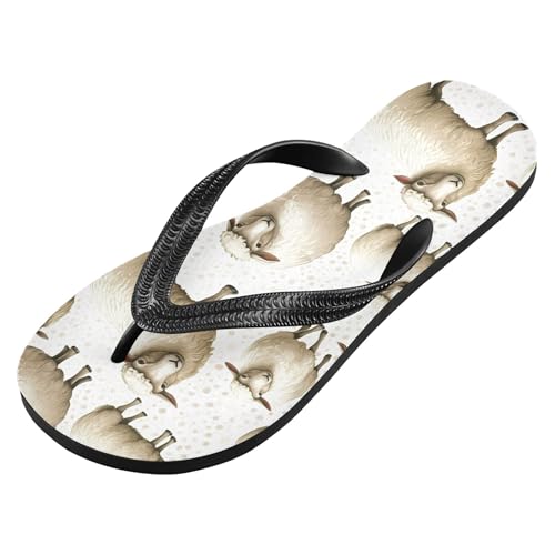 Burbuja Sheep Lamps Flip Flops for Women Men, Soft Thong Sandals Rubber Slippers for Pool Beach Essentials2