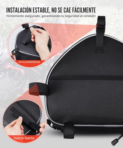 Solución de Almacenamiento NICECNC Bolsas para Barras Protección De Motocicleta 7