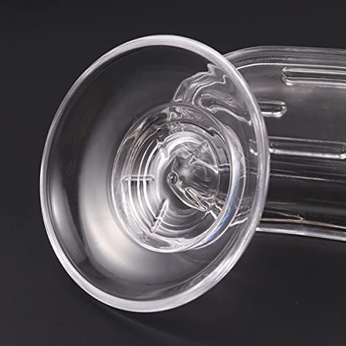 TOPBATHY Glass Soap Dish, Transparent Round Soap Holder, Decorative Soap Saver for Shower, Bathtub, Bathroom Sink, Kitchen Sink