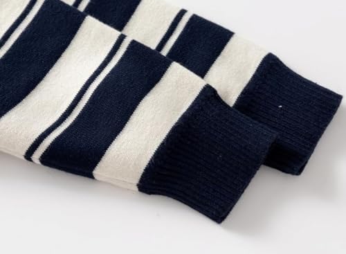 Image of Boys Sweater,Winter Sweater,Full Sleeve Striped Pullover Sweater Round Neck Woolen Topwear Sweatshirt for Girls & Boys (Pack of 1)