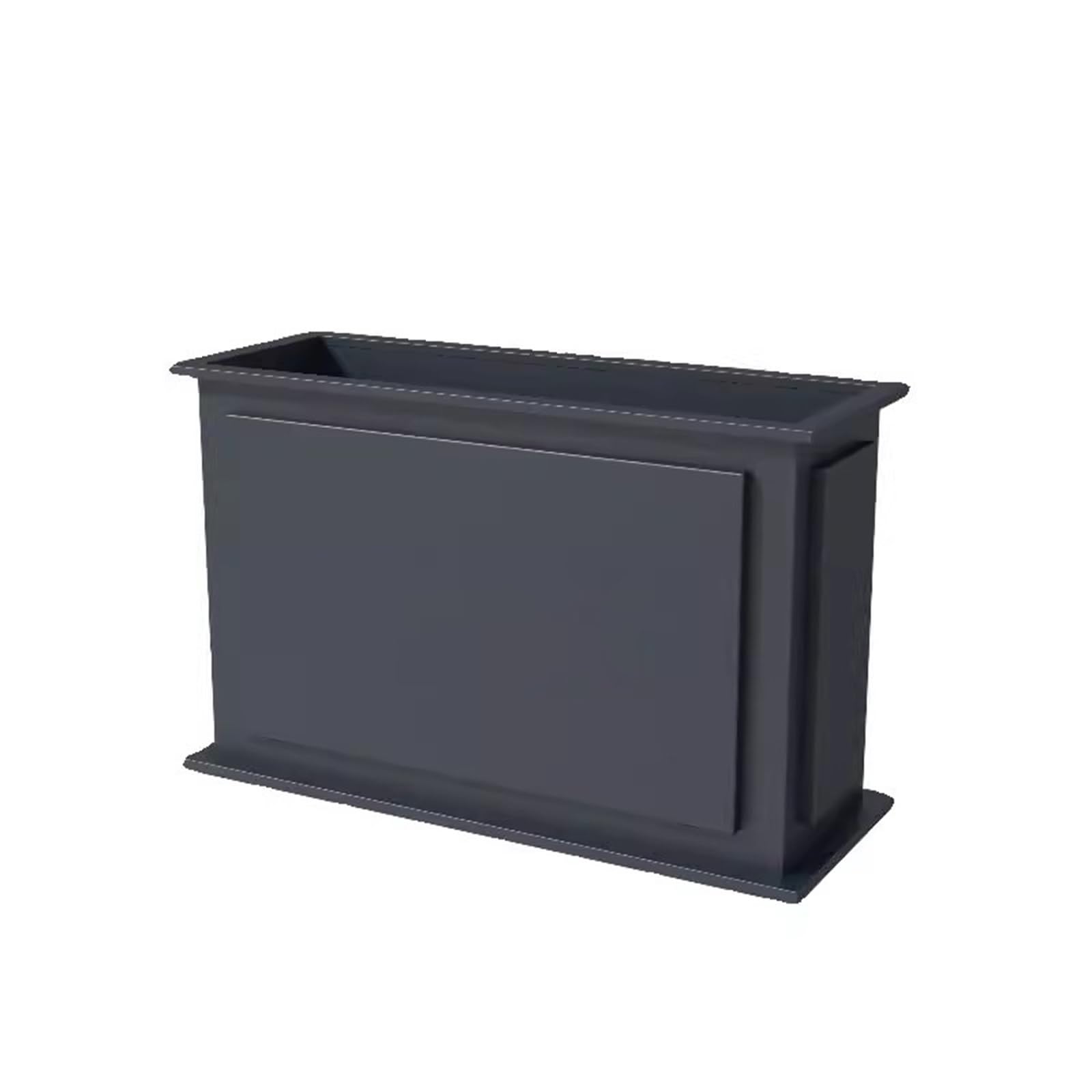 Xujuan-0227 One Color Bench With Planter Box Outdoor Square Sales Flower Box Fence Flower Rack Courtyard Flower Trough Tree Box