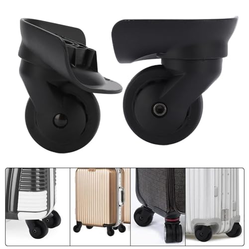 Ejoyous Luggage Wheels, 1 Pair Universal Travel Suitcase Wheel Replacement Casters for Trunk Trolley Cases3