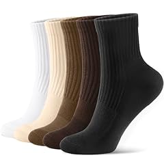 5 Pairs Beige+white+black+light Brown+dark Brown