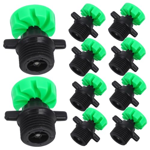 UTHCLO 10個 転自動スプリンクラーヘッド 柔らかい中距離散水で植物を保護 屋外用ガーデン用マイクロノズル 均等灌漑で芝生や花壇に