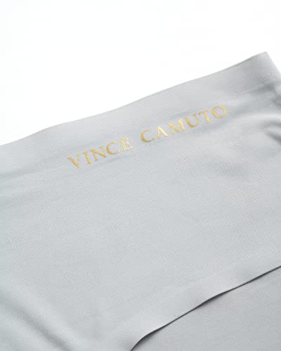 Vince Camuto Women's Hipster Underwear - 5 Pack Ultra Soft & Sexy Lingerie - Breathable Seamless Panties for Women, Size X-Large, Smoky Blue Assorted4