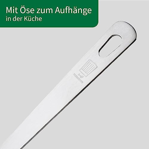 Chefkoch trifft Fackelmann Schöpflöffel – Zum Servieren und Schöpfen von Suppen und Eintöpfen, Edelstahl in mattem Look – Suppenkelle spülmaschinengeeignet