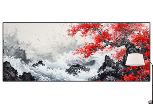 Broderie diamant kit complet paysages 150x60cm pour réduire le stress par un loisir créatif calme