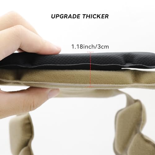Yzpacc Tactical Helmet Padding, Universal Replacement EX Helmet Internal Memory Foam Pads Inserts Protective Mat for ACH MICH FMA EXF Motorcycle