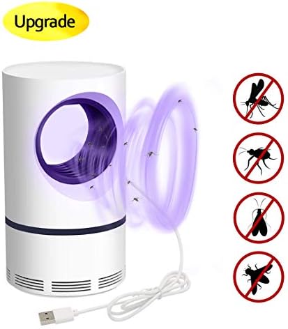 NINESUN Electronic Mosquito Killer - USB Powered Insect Killer Non-Toxic UV LED Mosquito Trap Lamp Protection Super Silent Suitable for Pregnant Women and Babies