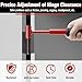 Door Hinge Adjustment Tool - 4 in 1 Door Gap Adjustment Tool with Rubber Handle, Hinge Wrench, Professional Door Gap Adjustment Tool