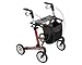 Produktbild Rehasense Server L Komfort Softrad Rollator weinrot