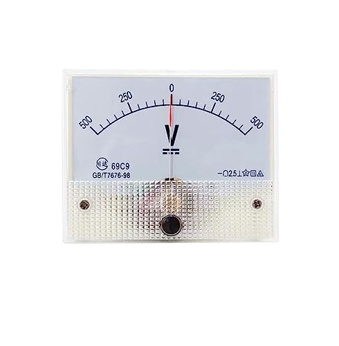 Voltmètre DC 10V 69C9-V pour stopper les erreurs de polarité avec aiguille positive négative